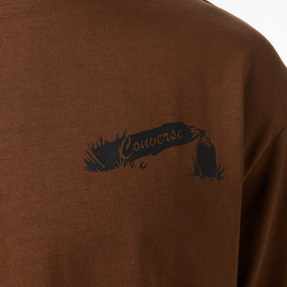 Converse Erkek Kahverengi T-shirt
