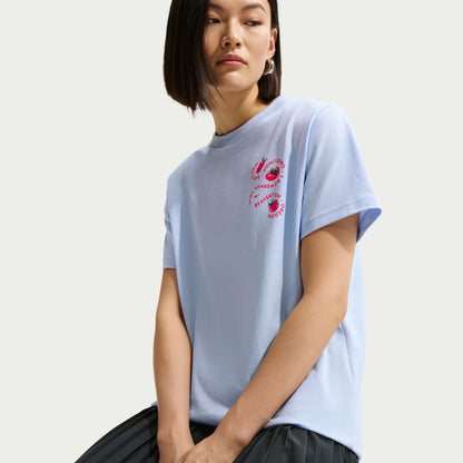 Nike Classic Bf Cafe Tomato Kadın Mavi T-shirt