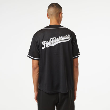 Huf Crackerjack Baseball Jersey Erkek Siyah Gömlek