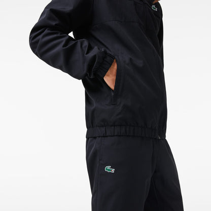Lacoste Erkek Regular Fit Kapüşonlu Siyah Eşofman Takımı