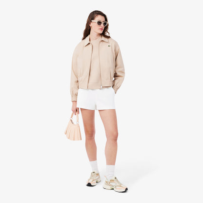 Lacoste Relaxed Fit Kadın Beyaz Şort