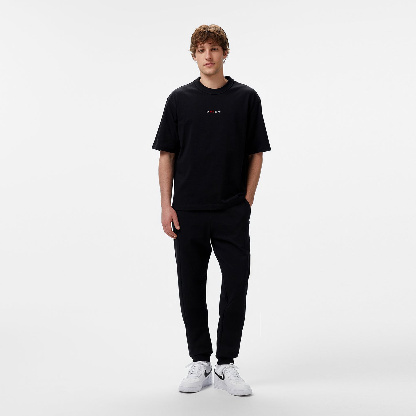 United4 Comfort Erkek Siyah T-shirt