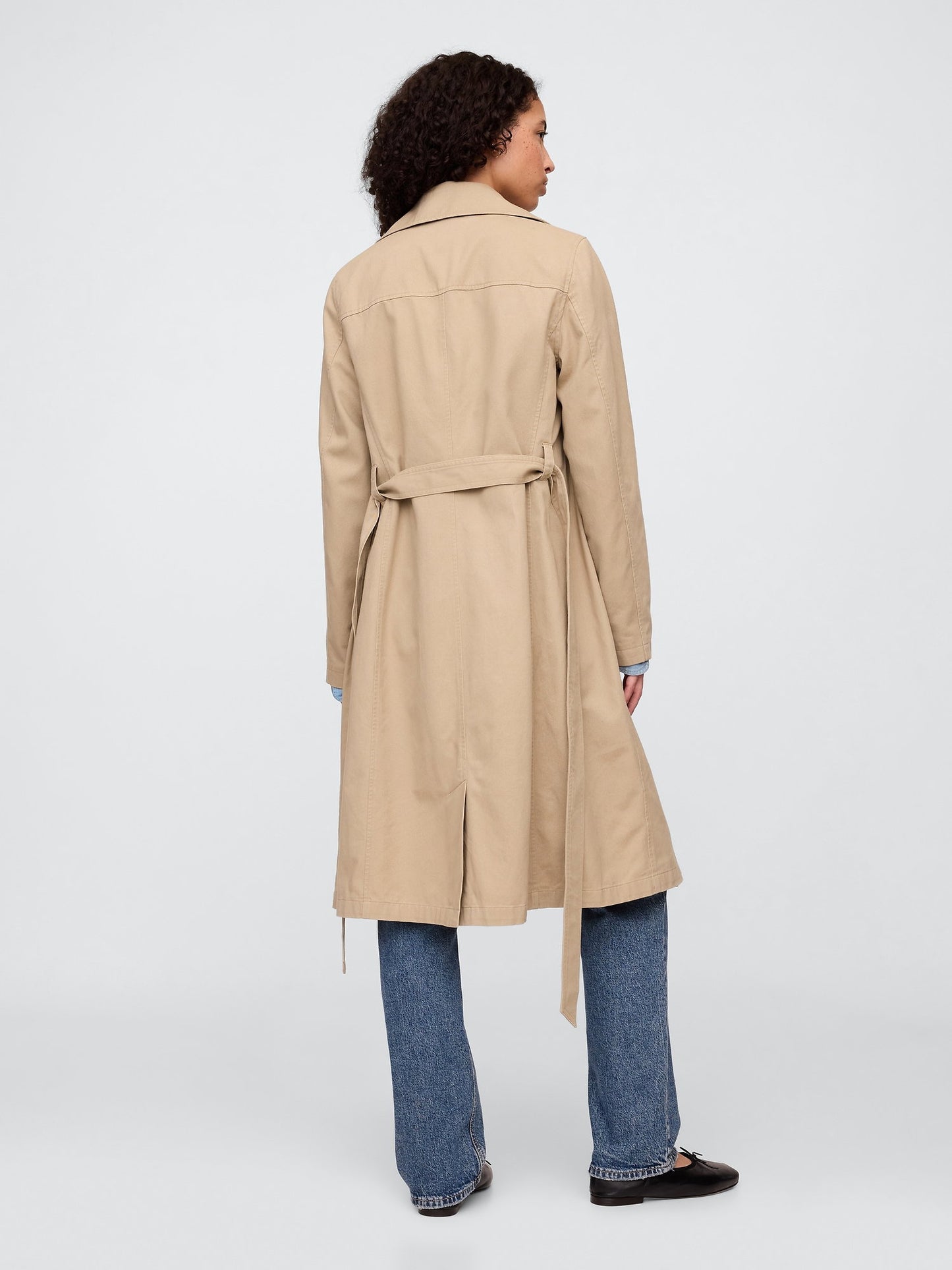 Krem Modern Trench Coat