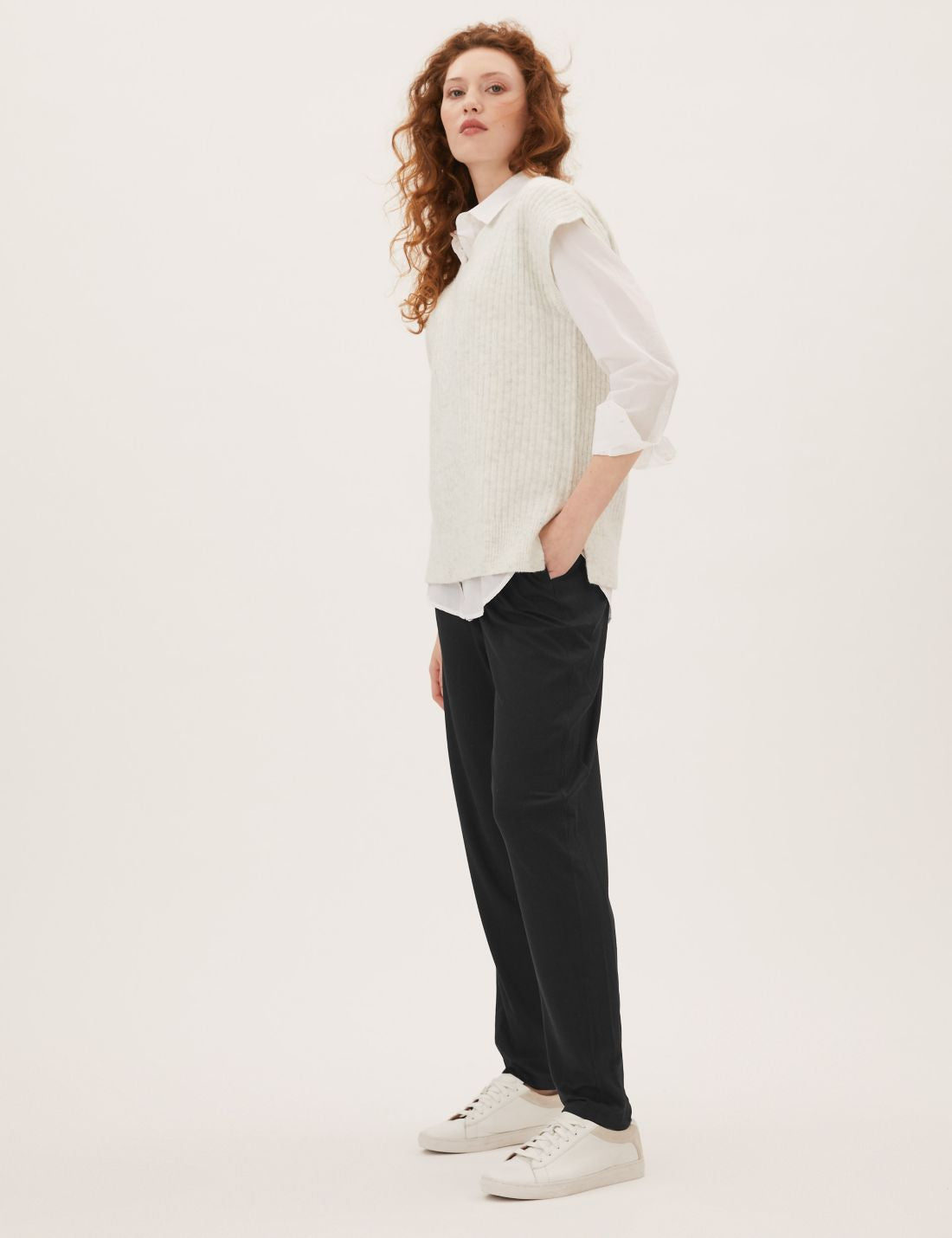 Tapered Fit Örme Pantolon