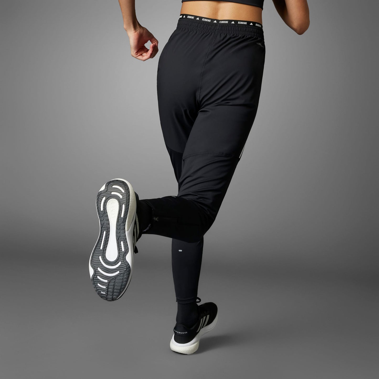 Adidas Own The Run 3-stripes Kadın Siyah Eşofman Altı