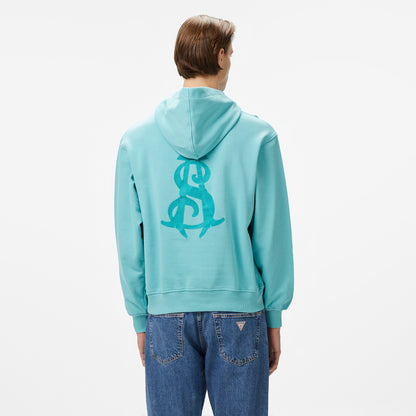 Story Of Angels Gold Angel Hand-dye Erkek Mavi Sweatshirt