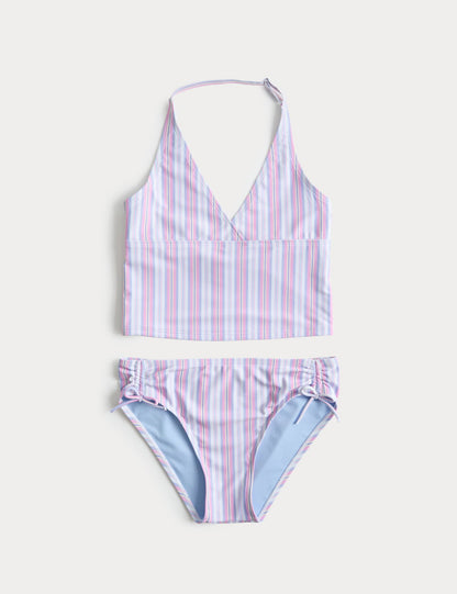 Çizgili Bikini Takımı