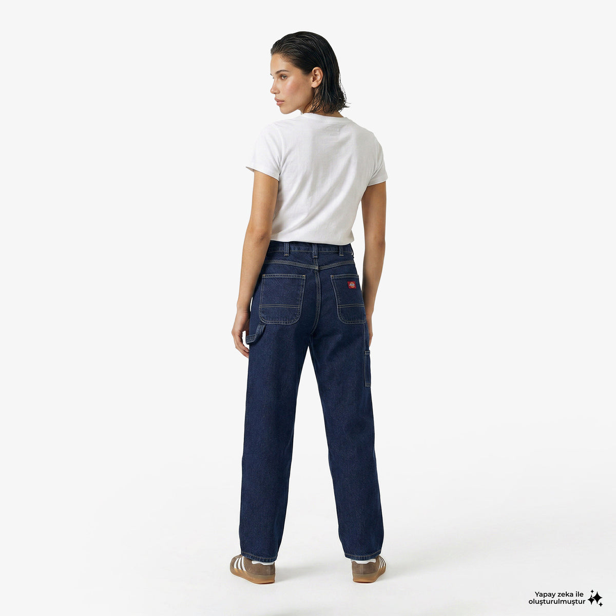 Dickies 997 Loose Straight Carpenter Kadın Lacivert Pantolon