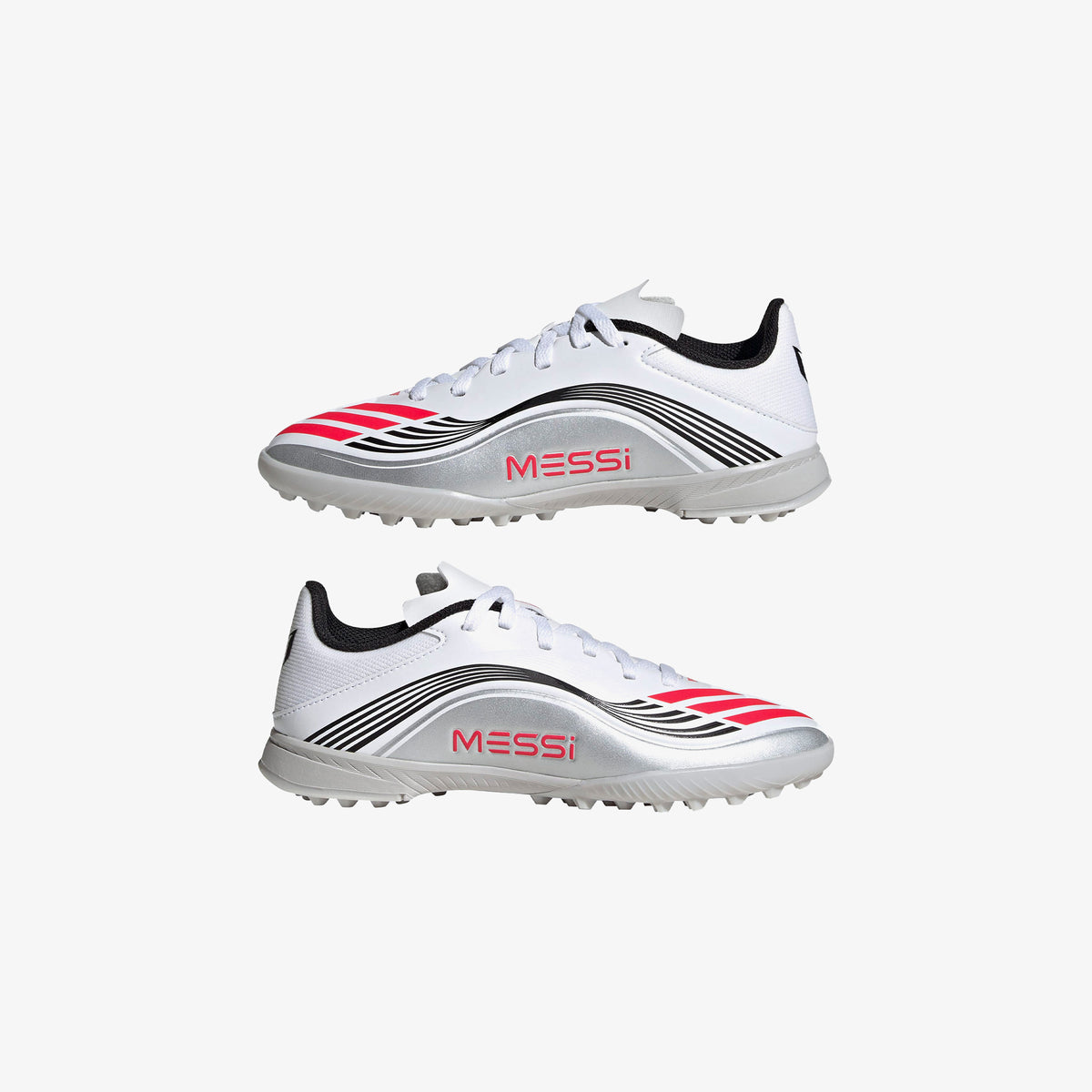 Adidas F50 Messı League Çocuk Beyaz Halı Saha Kramponu