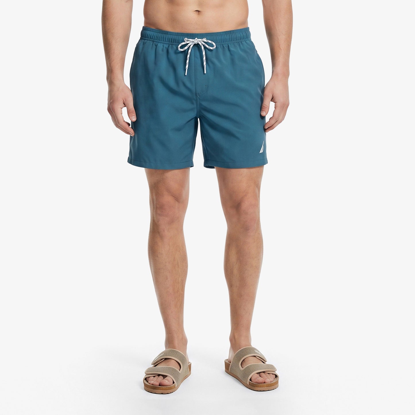 Nautica Regular Fit Erkek Mavi Deniz Şortu