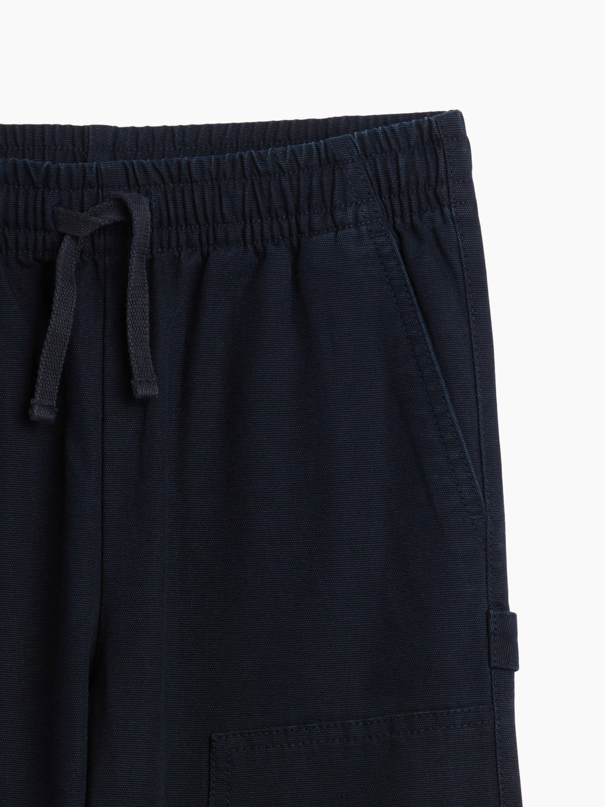 Lacivert Relaxed Pull-on Kanvas Carpenter Pantolon
