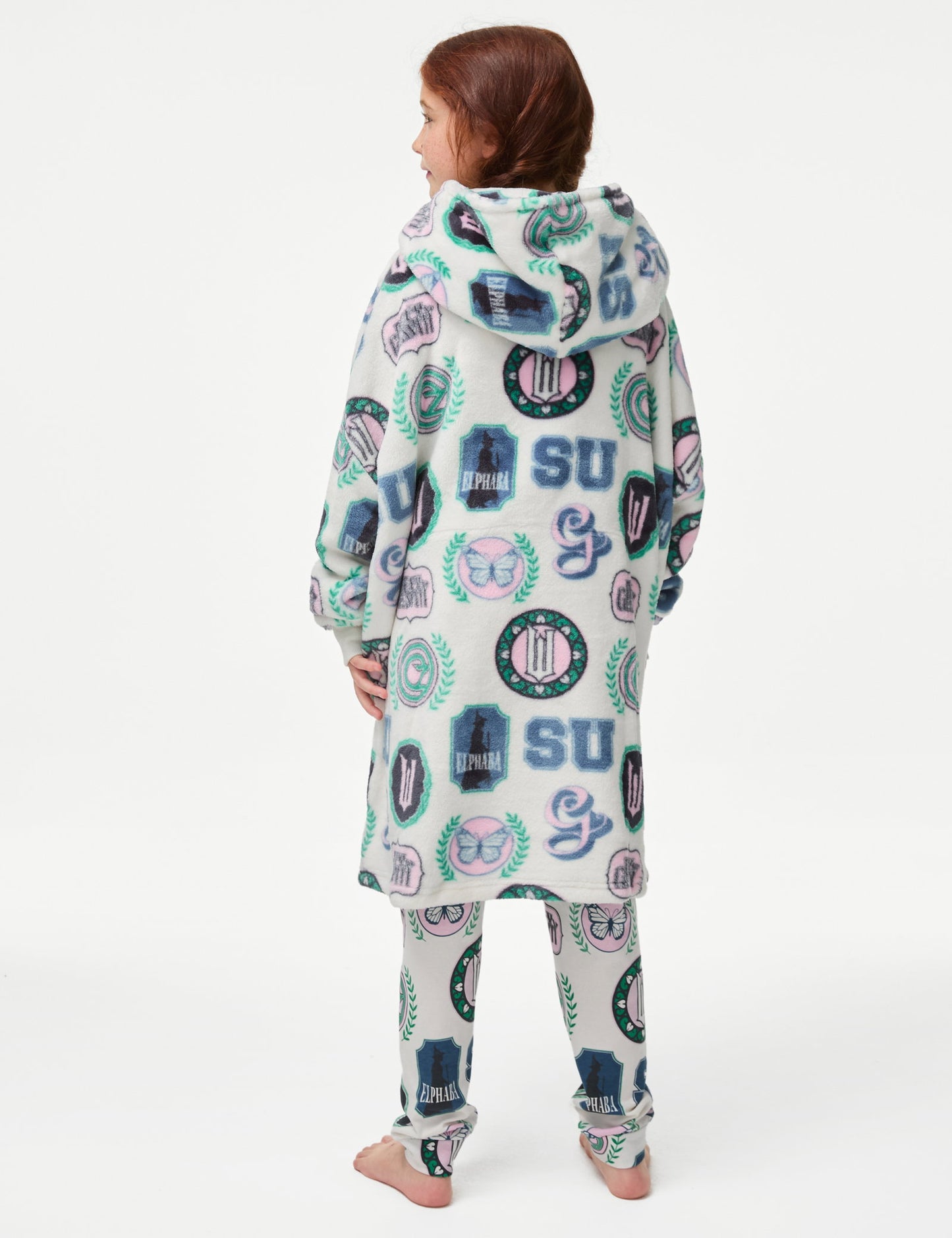 Wicked™ Oversize Pelüş Hoodie