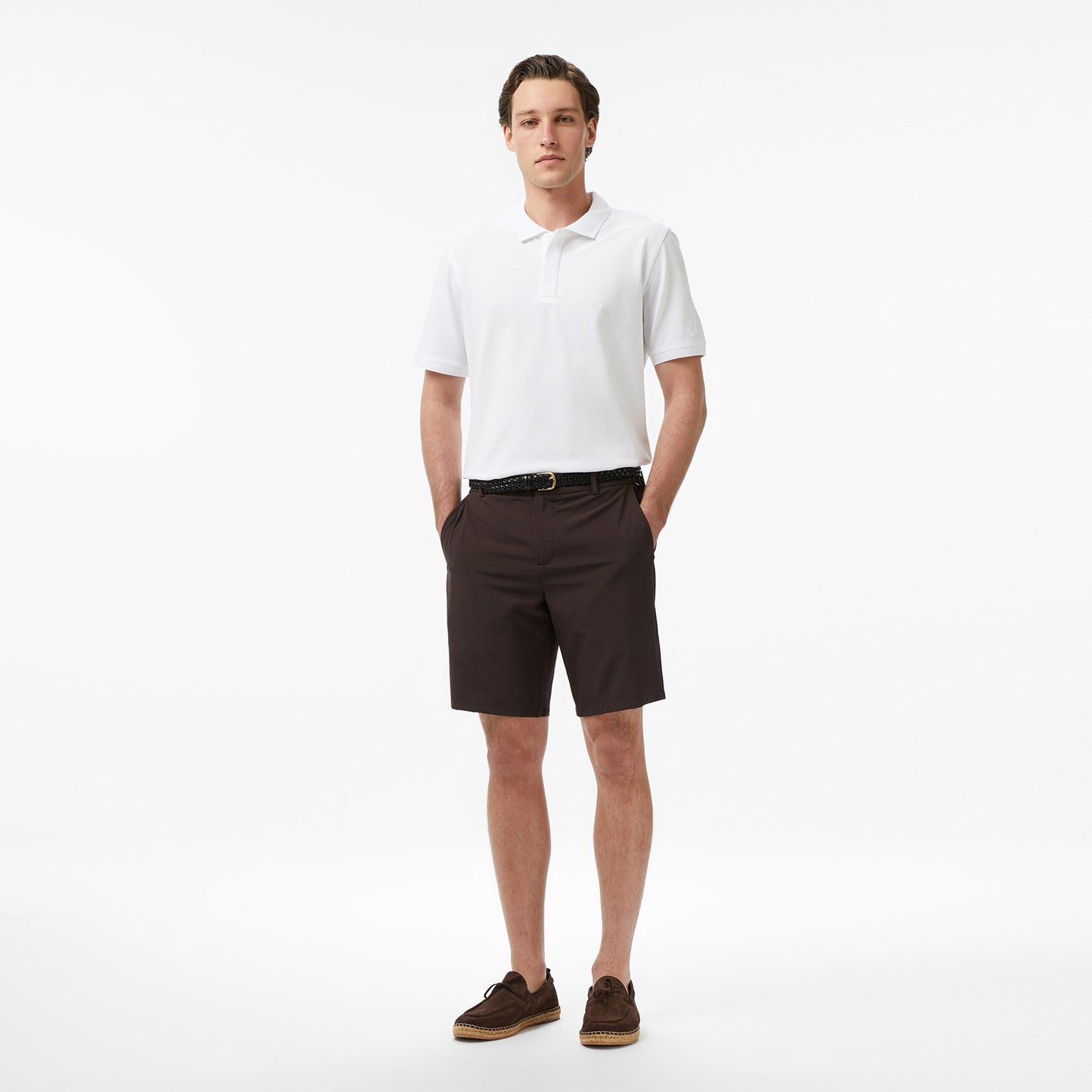 Nautica Erkek Beyaz Regular Fit Polo Yaka T-shirt