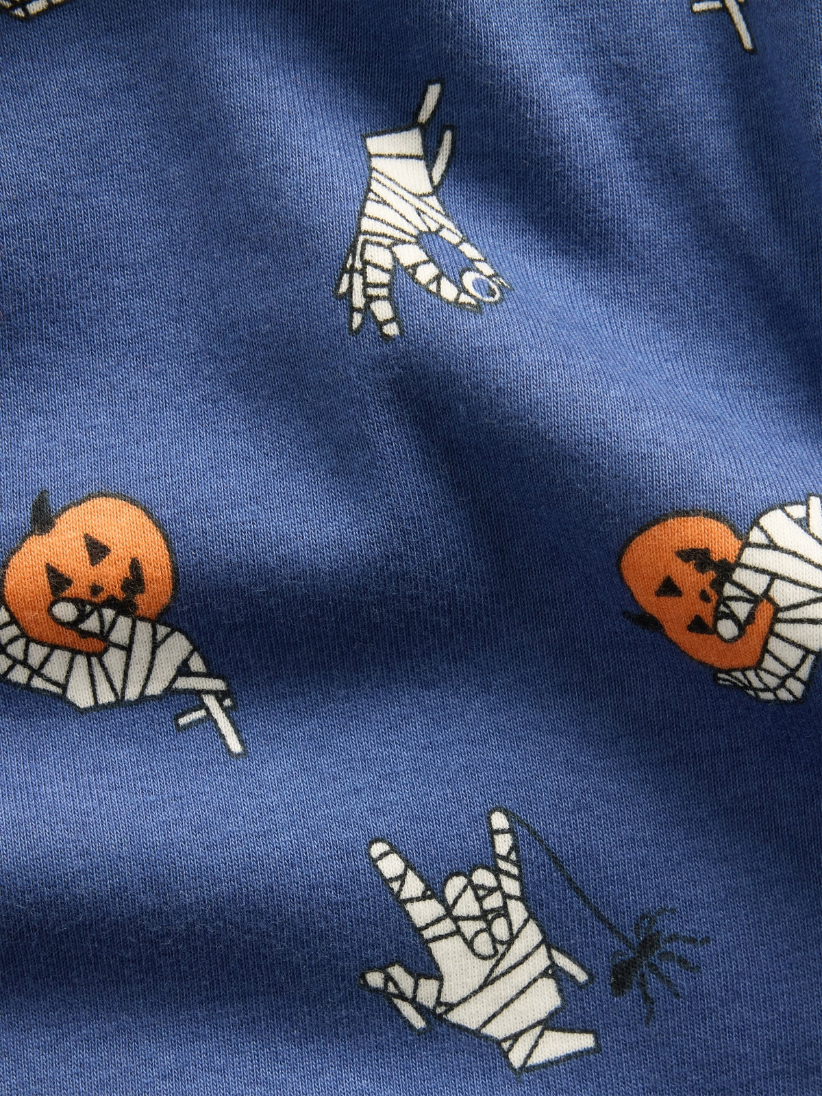 Gri Organik Brushed Pamuk Pijama Takımı