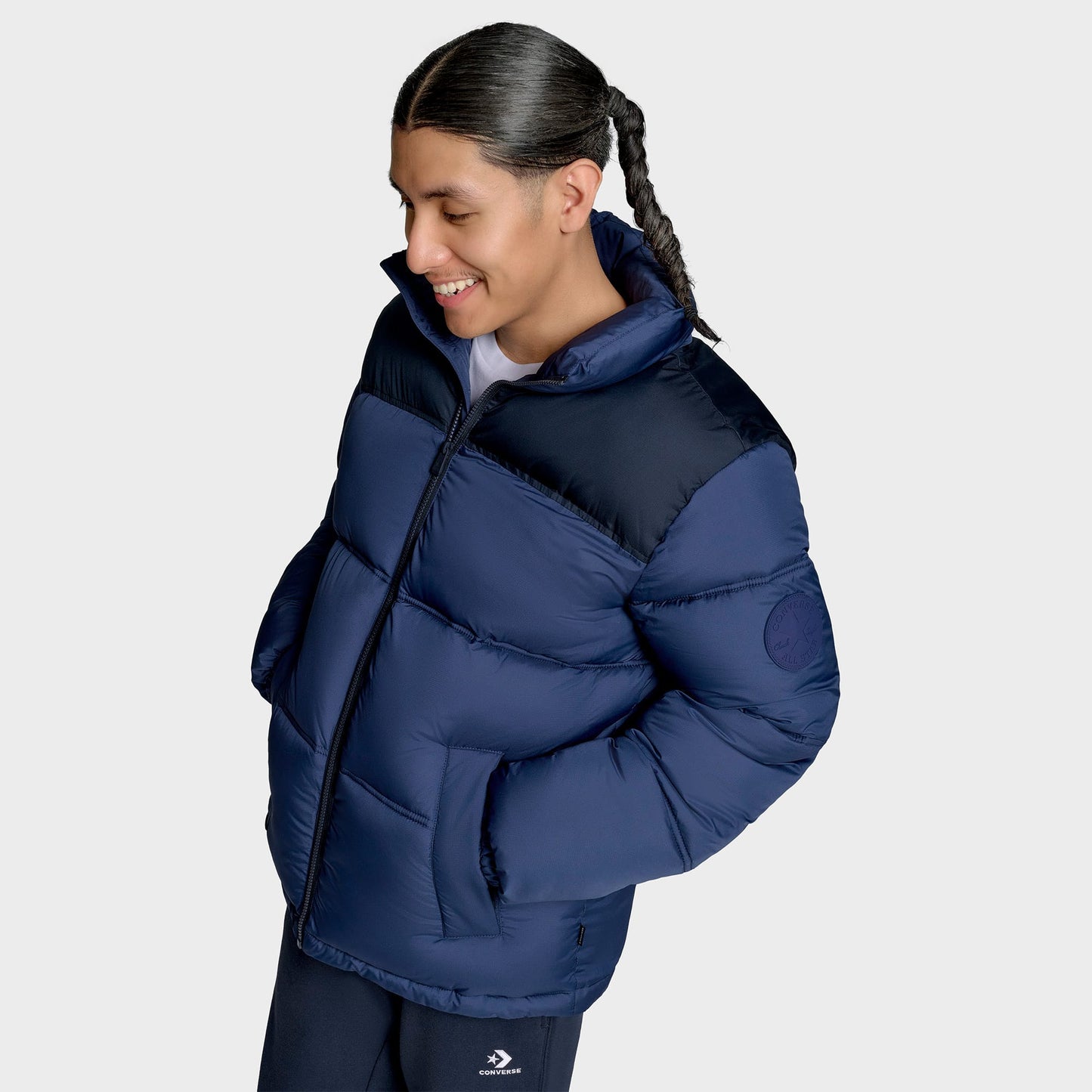 Converse Puffer Erkek Lacivert Ceket