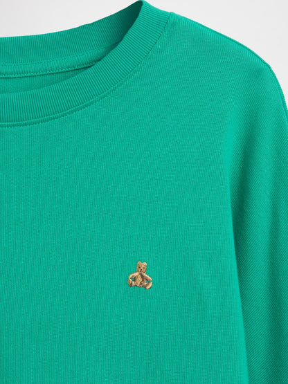 Yeşil Heavyweight Oversized Seam T-shirt