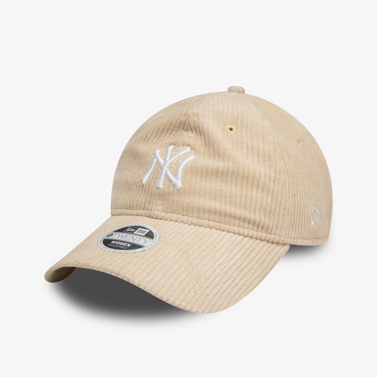 New Era New York Yankees Cord 9forty Kadın Bej Şapka