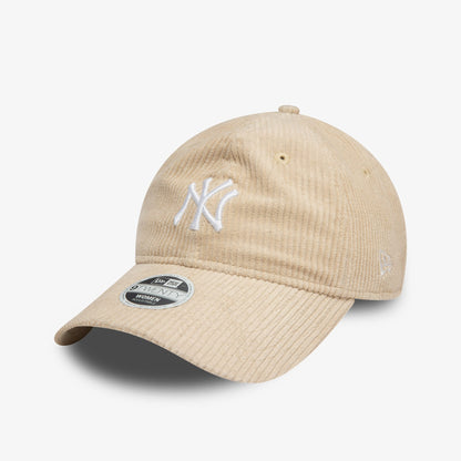 New Era New York Yankees Cord 9forty Kadın Bej Şapka