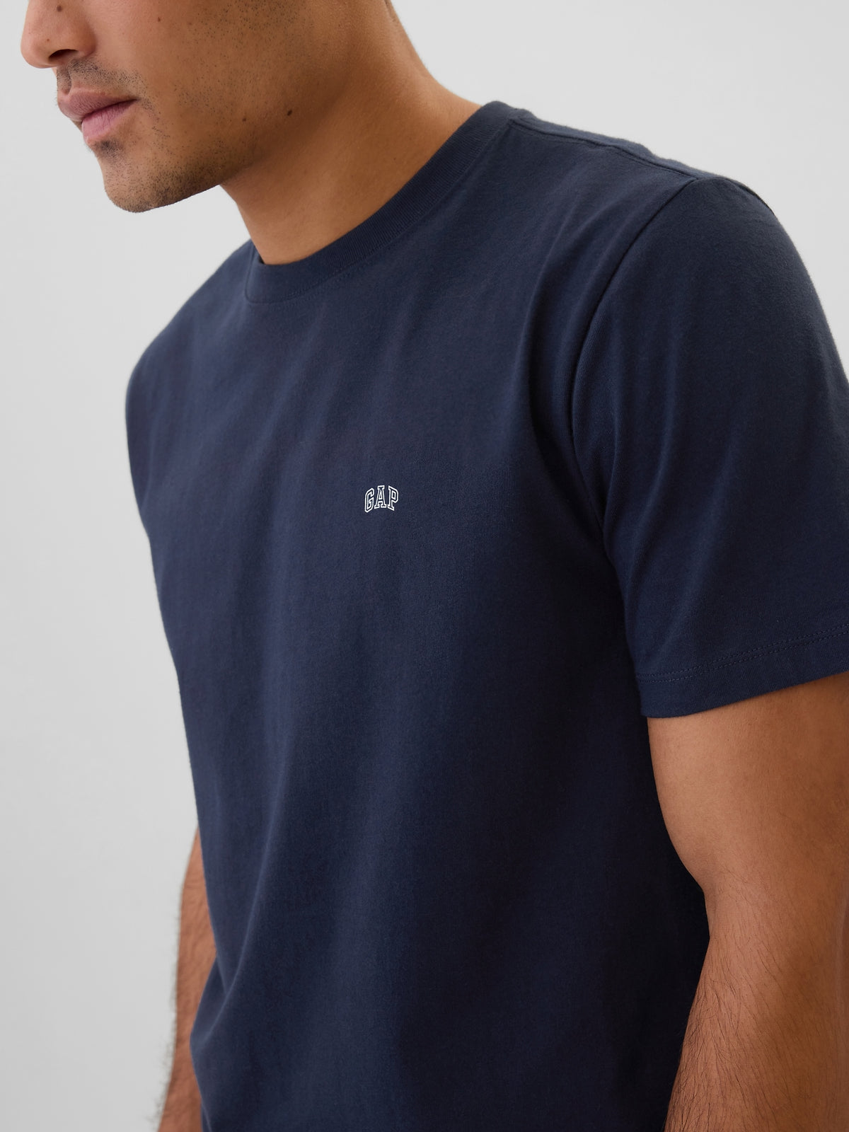 Lacivert Gap Logo Everyday Soft T-shirt