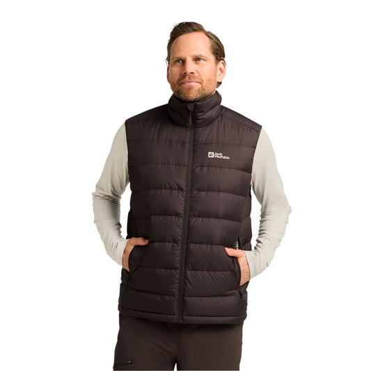 Jack Wolfskin Erkek Ather Down Kahverengi Yelek