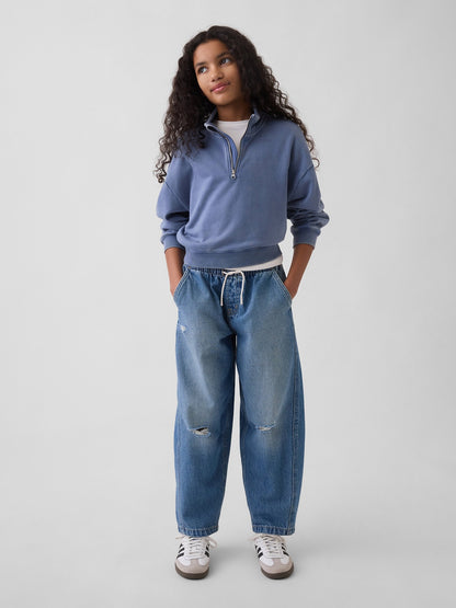 Mavi High Rise Easy Barrel Jean Pantolon