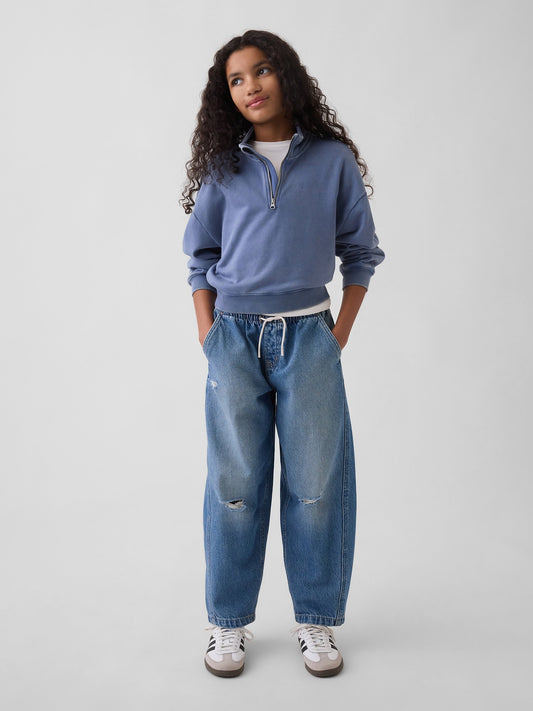 Mavi High Rise Easy Barrel Jean Pantolon
