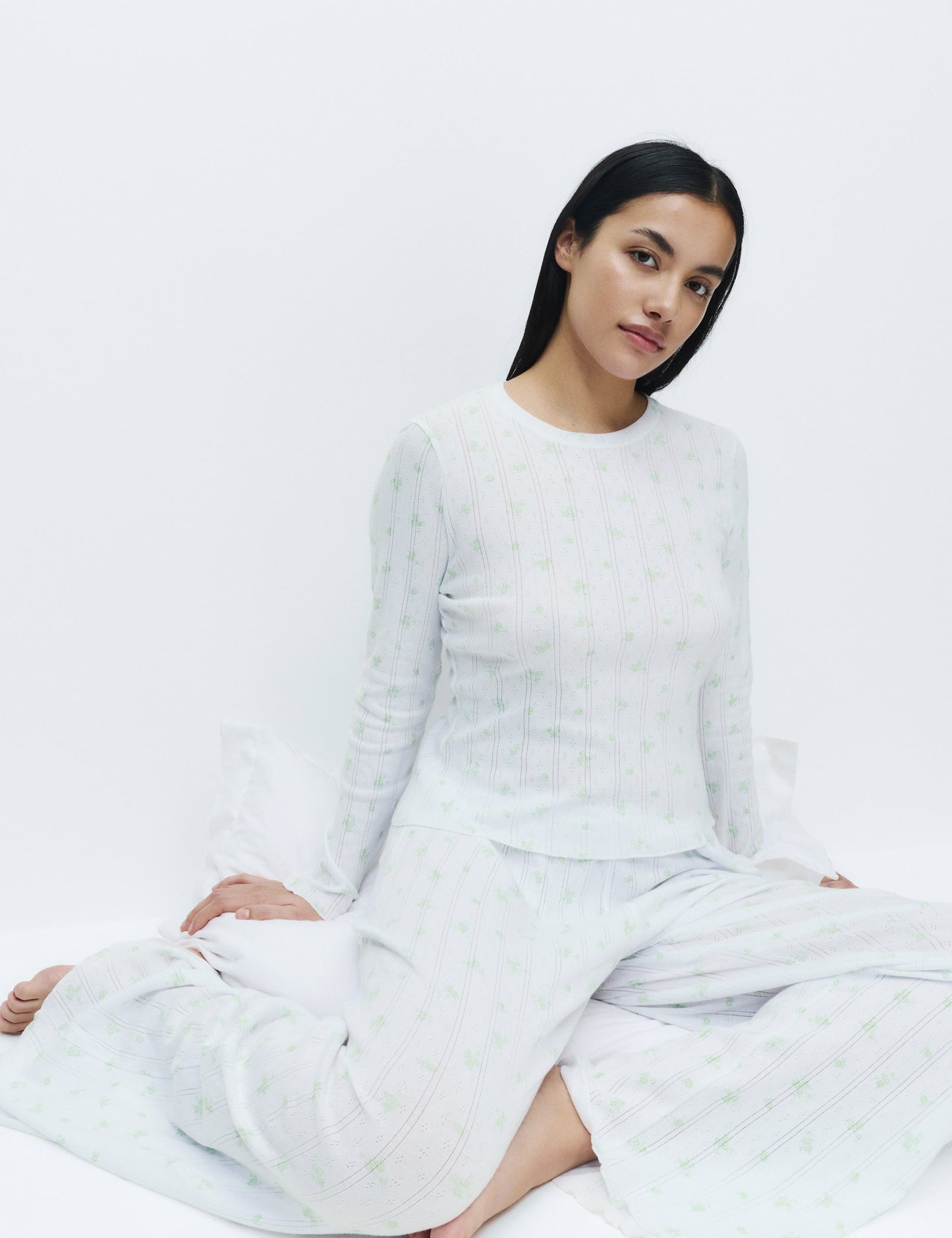 Desenli Pijama Takımı