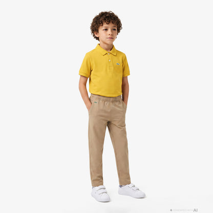 Lacoste Regular Fit Çocuk Turuncu Polo