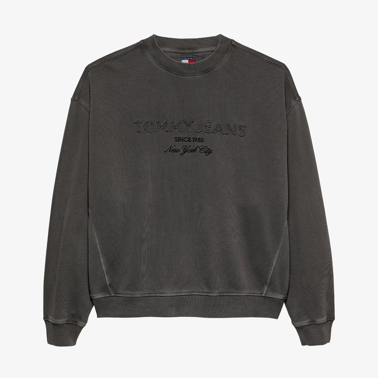 Tommy Hilfiger Jeans 90s Gmd New Classics Crew Erkek Siyah Sweatshirt
