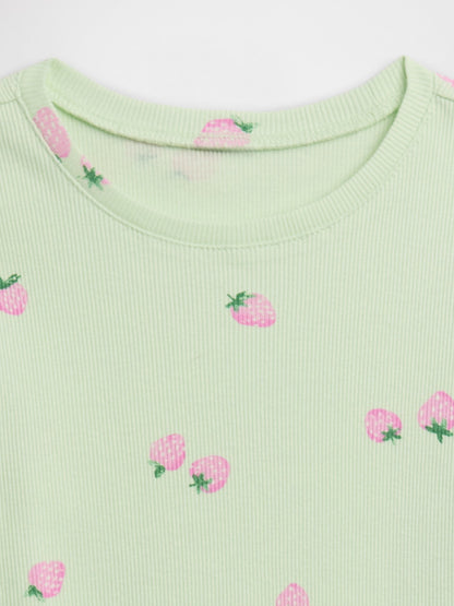 Açık Yeşil Ribana T-shirt