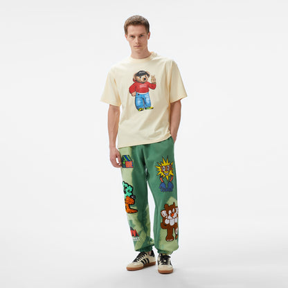 The Market Fit Check Bear Erkek Krem T-shirt