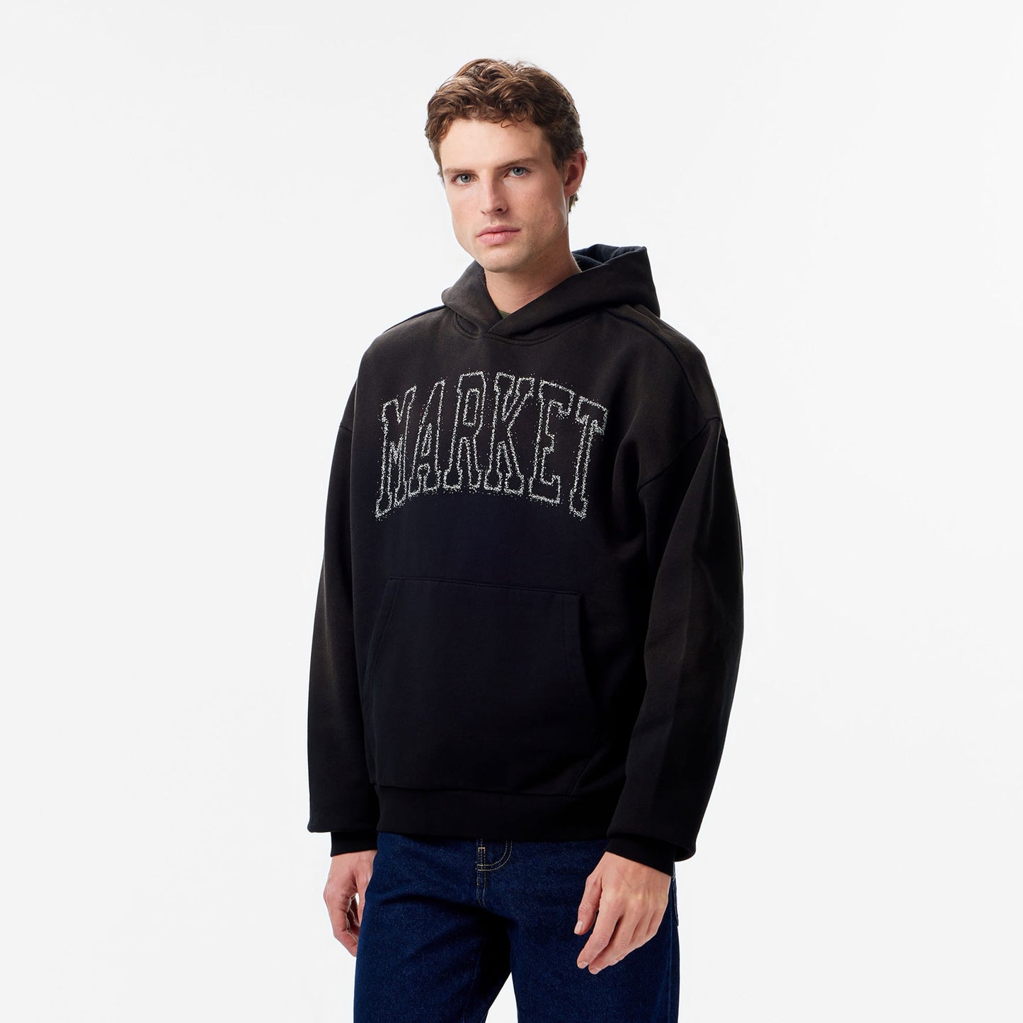 Market Vintage Arc Erkek Gri Hoodie
