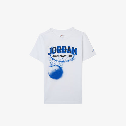 Jordan Dri Fit Hoop Çocuk Beyaz T-shirt