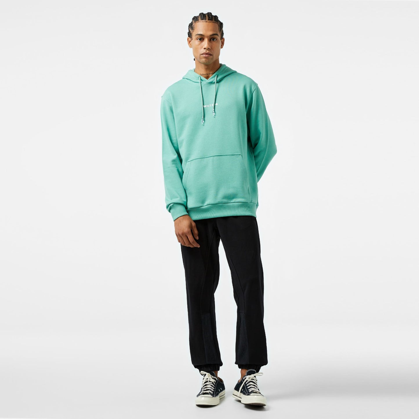 United4 Classic Erkek Yeşil Hoodie