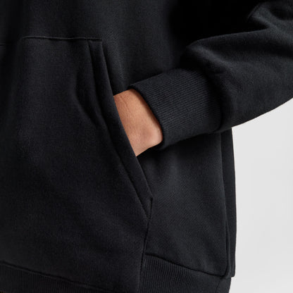 Converse Classic Kadın Oversized Fit Siyah Hoodie