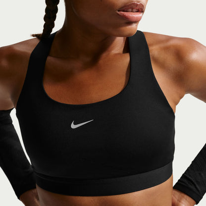 Nike Swift Yüksek Destekli Hafif Astarlı Kadın Siyah Bra