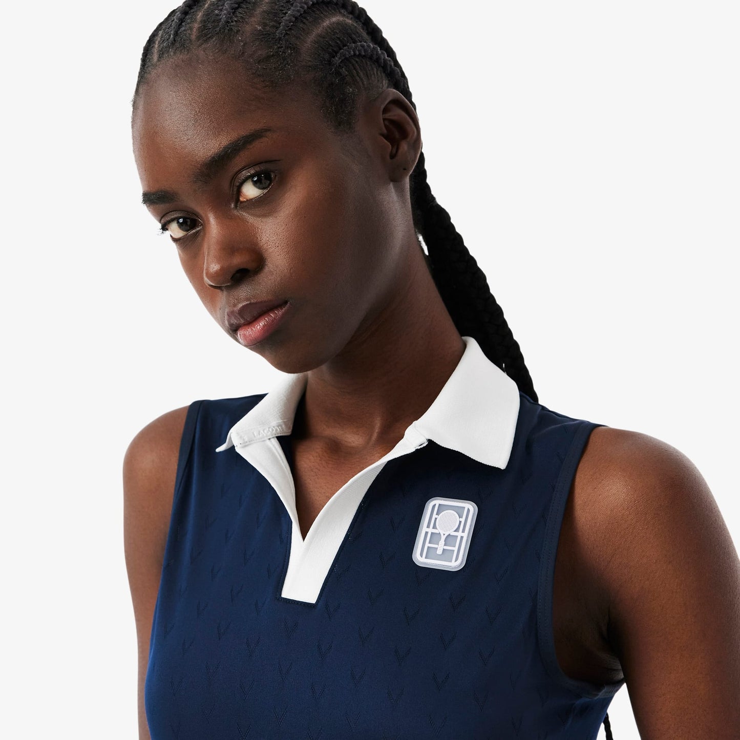 Lacoste Slim Fit Kadın Lacivert Polo