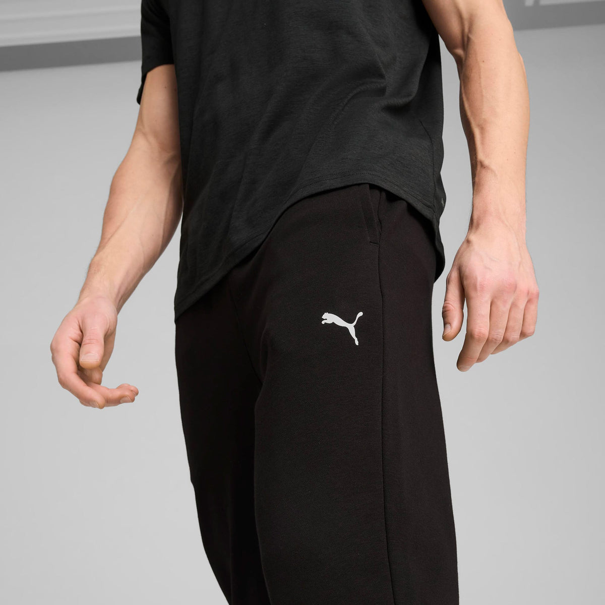 Puma Tad Ess French Terry Erkek Siyah Eşofman Altı