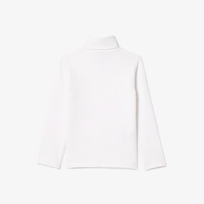 Lacoste Çocuk Bisiklet Yaka Beyaz T-shirt