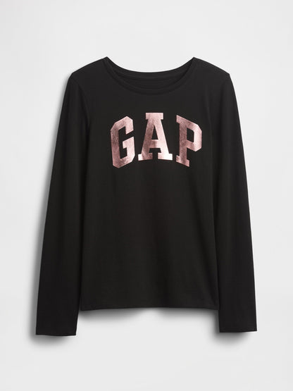 Siyah Gap Logo T-shirt