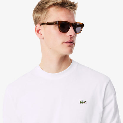 Lacoste Classic Fit Erkek Beyaz T-shirt