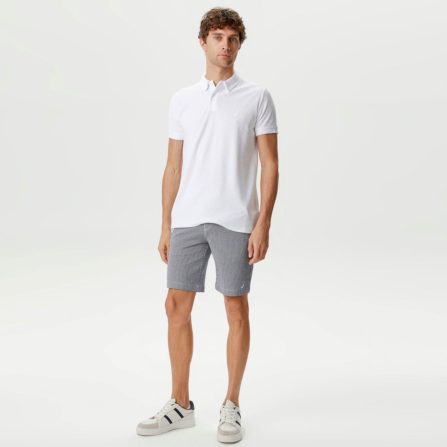 Nautica Erkek Mavi Standart Fit Bermuda