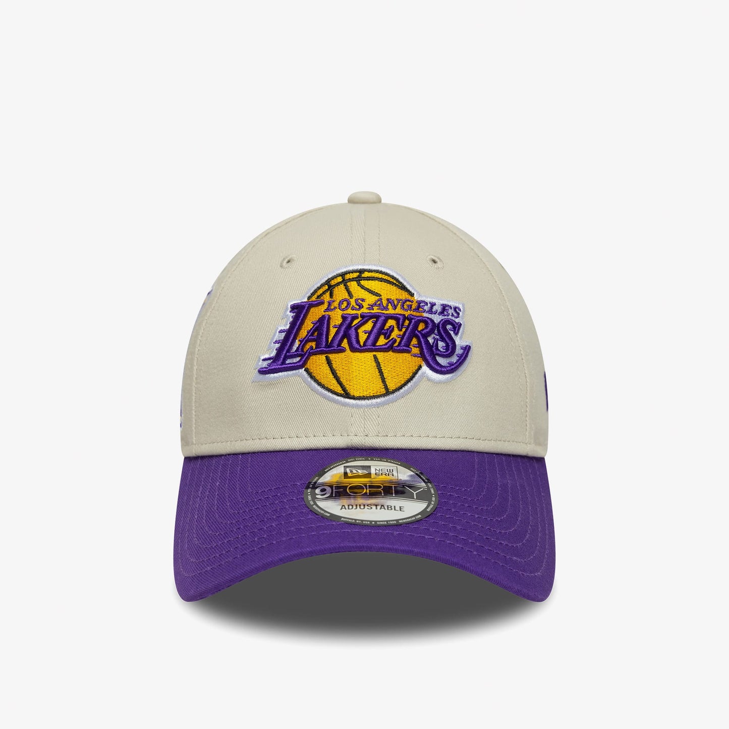 New Era Contrast Patch La Lakers Unisex Krem/mor Şapka