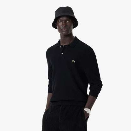 Lacoste Classic Fit Erkek Siyah Kazak