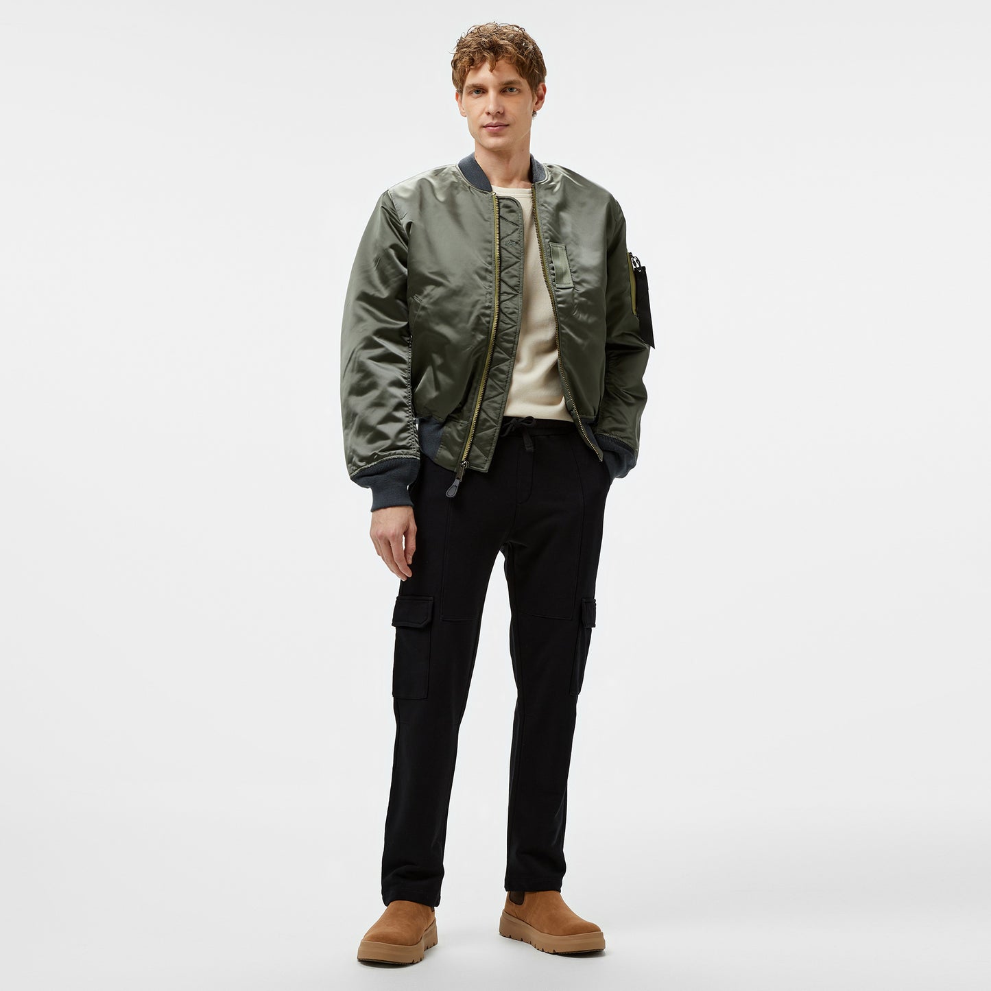 Alpha Industries 1960s Ma-1 Flight Bomber Unisex Gri Ceket