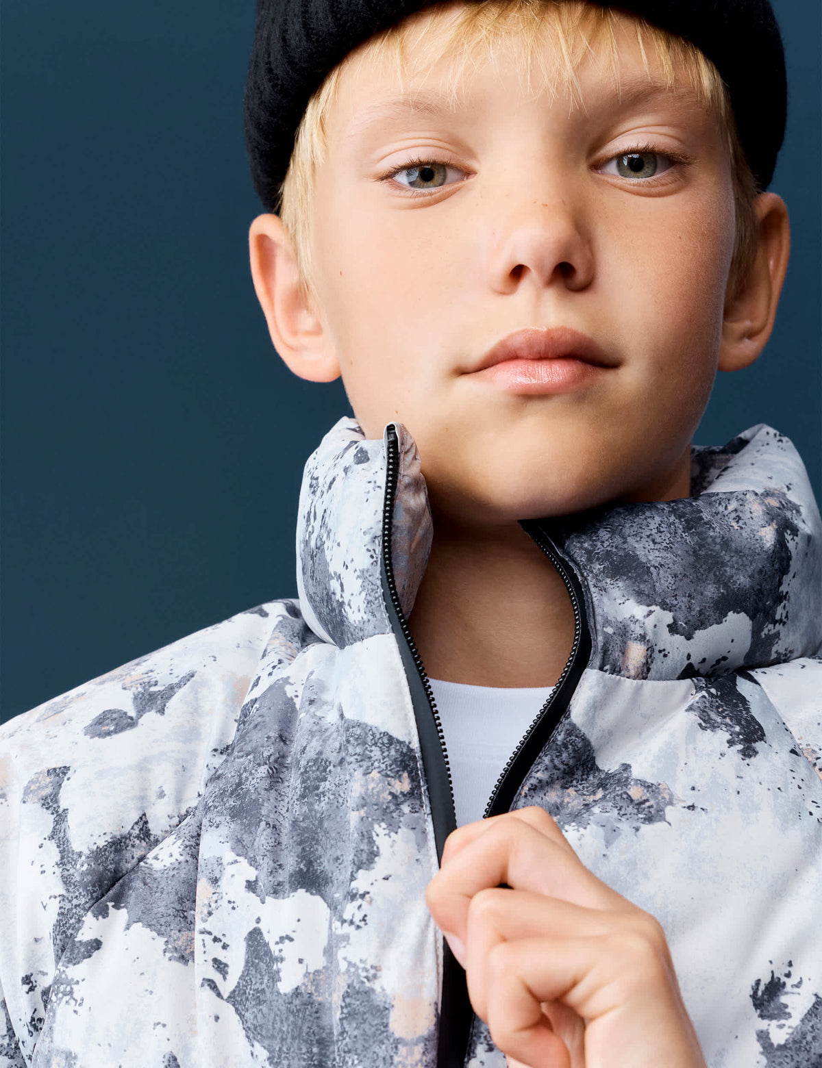 Stormwear Kamuflaj Desenli Kapitone Mont