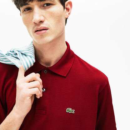 Lacoste L.12.12 Erkek Classic Fit Bordo Polo