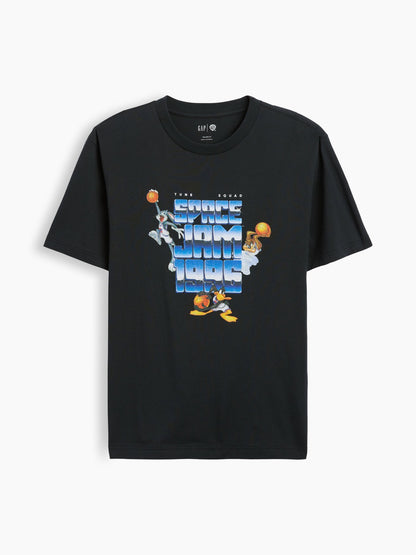 Siyah Wb™ Looney Tunes Everyday Soft Relaxed Grafik Baskılı T-shirt