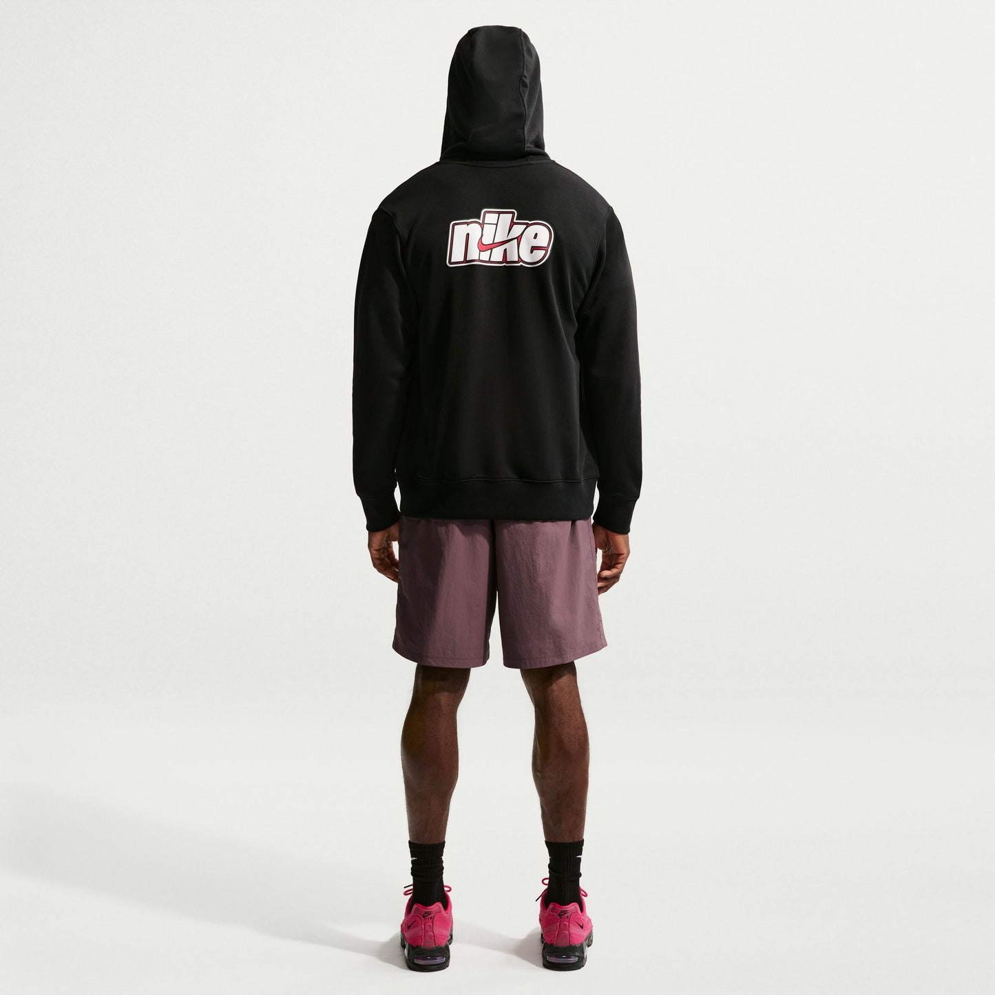 Nike Club Full Zip Erkek Siyah Sweatshirt