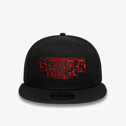 New Era Stranger Things 59fifty Demogorgon Unisex Siyah Şapka